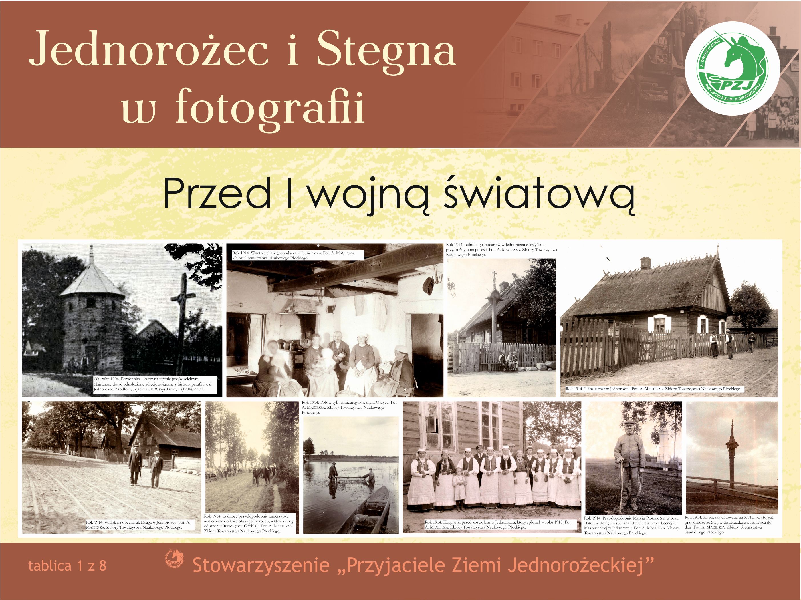 Okładka książki ze zdjęciami wsi.