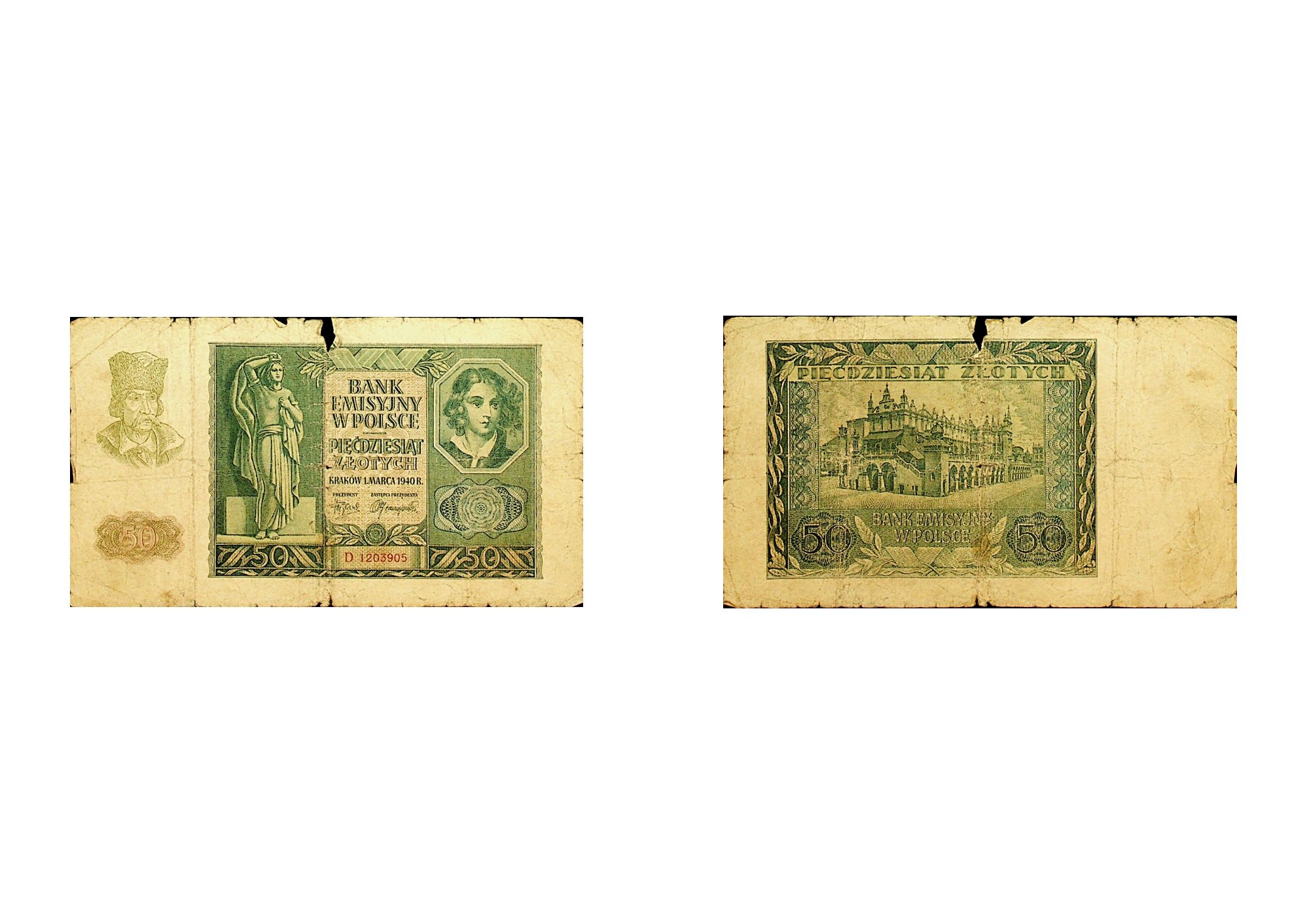 Dwa stare rosyjskie banknoty na białym tle.