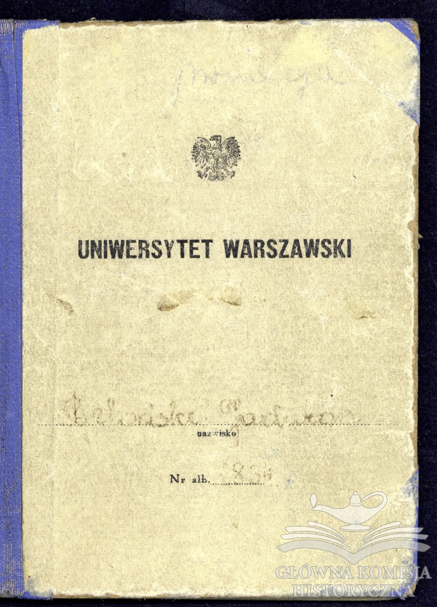 Zbliżenie dokumentu.