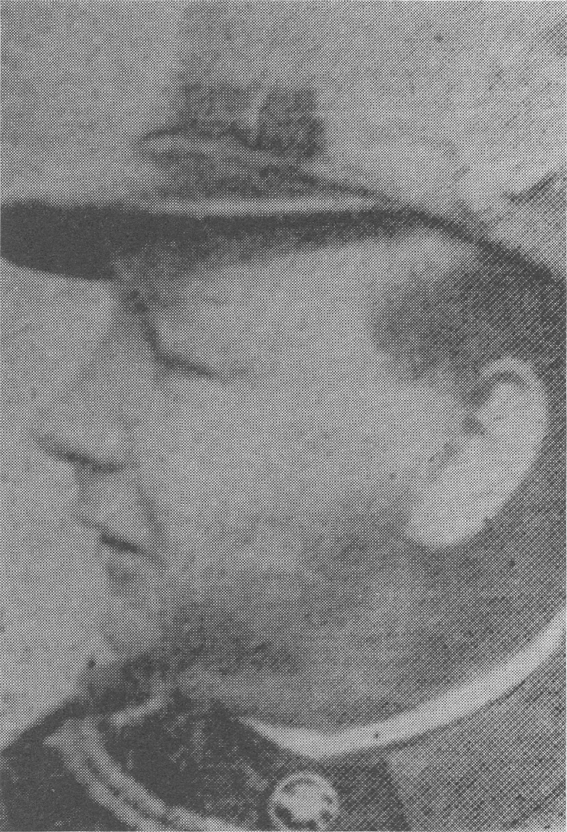 Zdjęcie profilowe w skali szarości przedstawiające mężczyznę ubranego w mundur i czapkę wojskową.