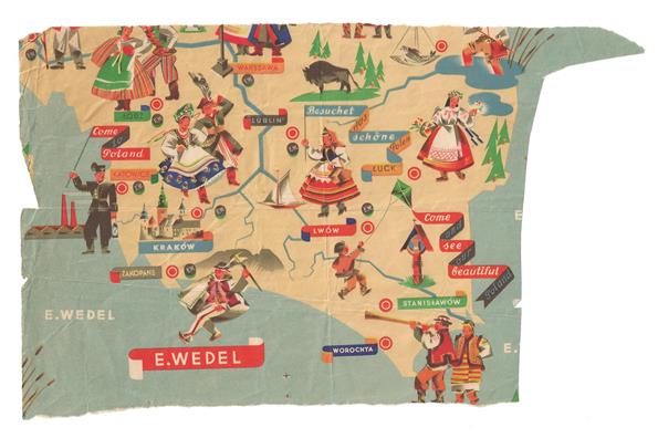 Mapa Stanów Zjednoczonych z ludźmi.