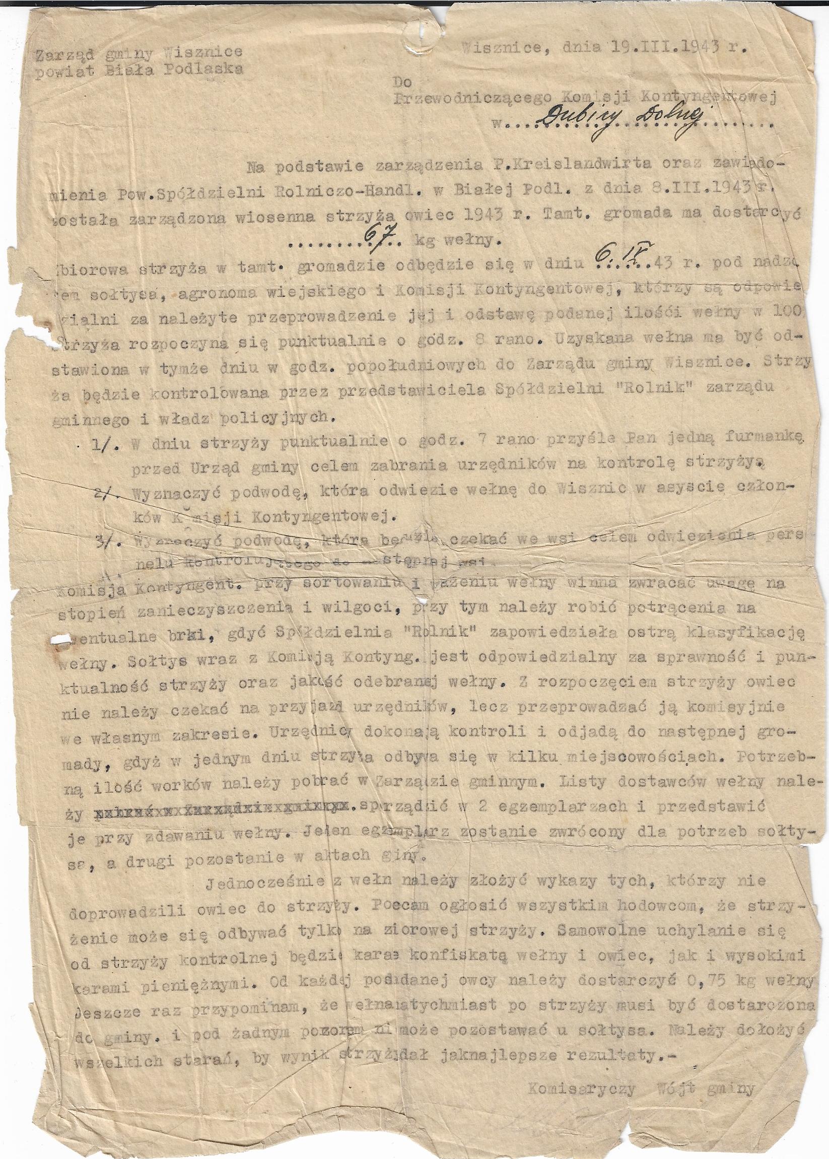 Kawałek papieru z napisem na nim.